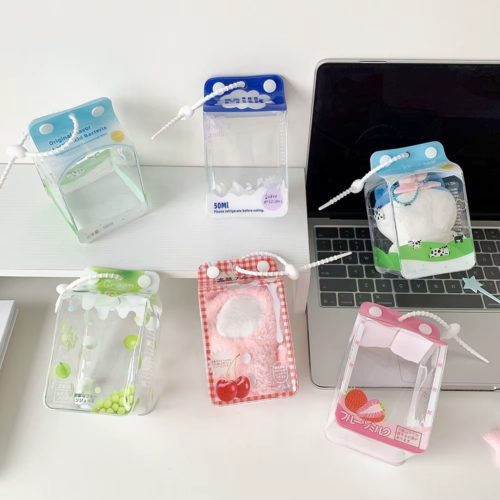 Bolsa transparente PVC con cordón para señaladores y accesorios de pesca - imagen 5