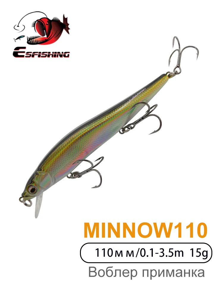 Señuelo Minnow en acción de nado