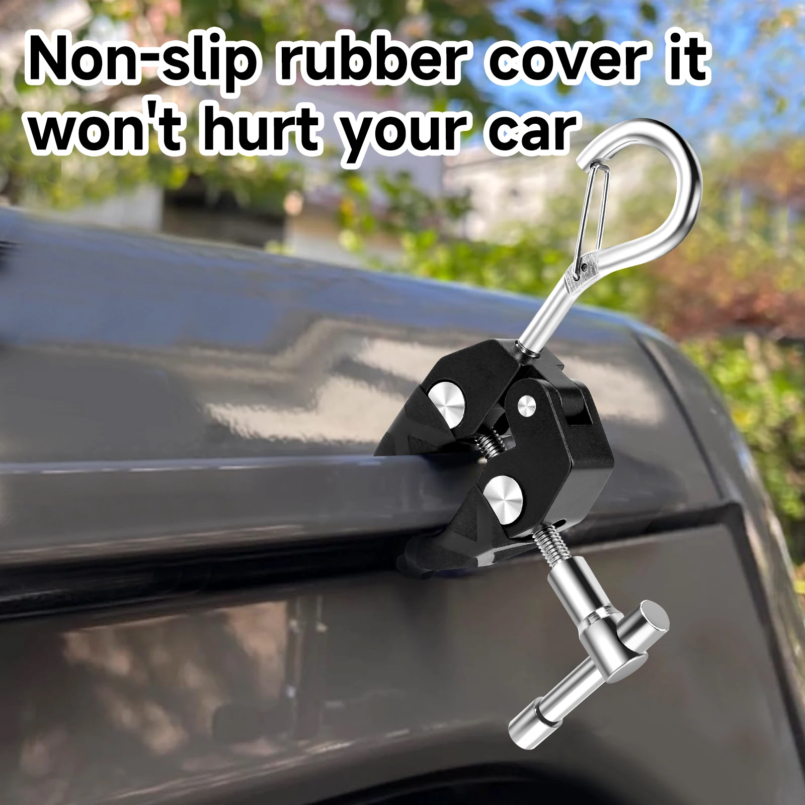 SANLIKE Abrazadera de baca para lona – Resistente superclamp para SUV y camping - imagen 5