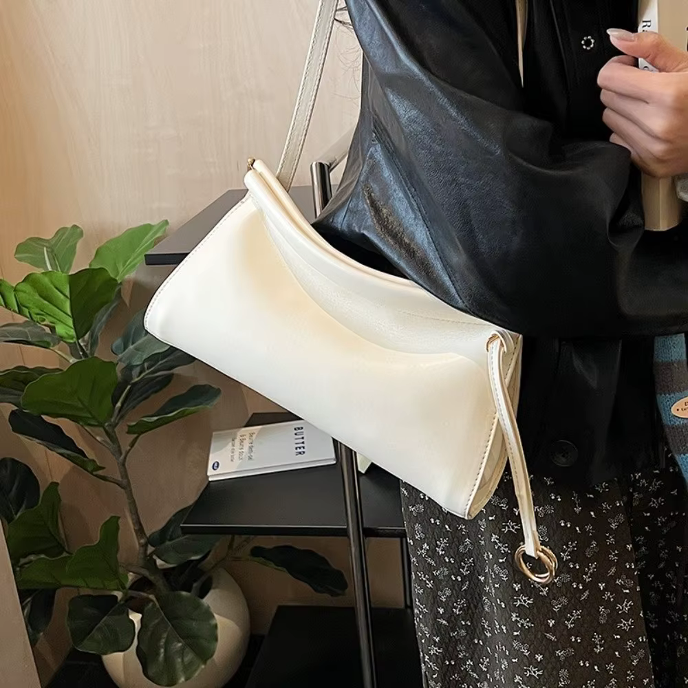 Bolso de Hombro Retro para Mujer – Cuero PU Estilo Francés - imagen 2