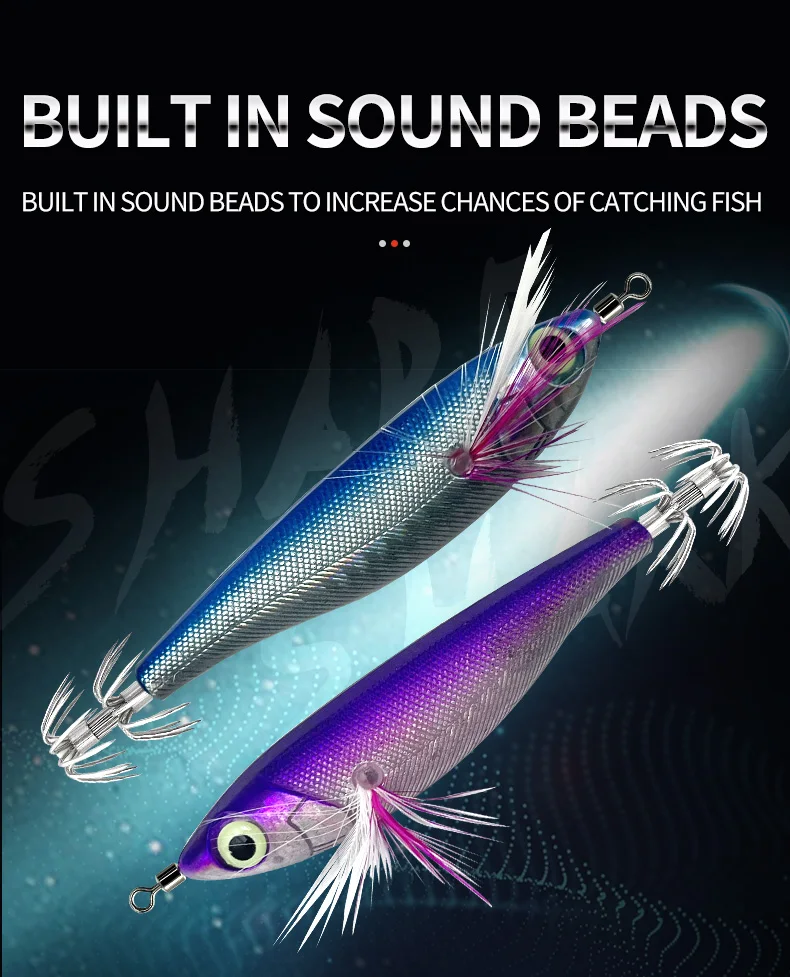Señuelos preparados para pesca