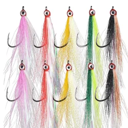 Mosca streamer Bucktail con solapa para lubina, salmón y steelhead