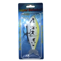 Señuelos flotantes Swimbait Glider de plástico duro para pez sol