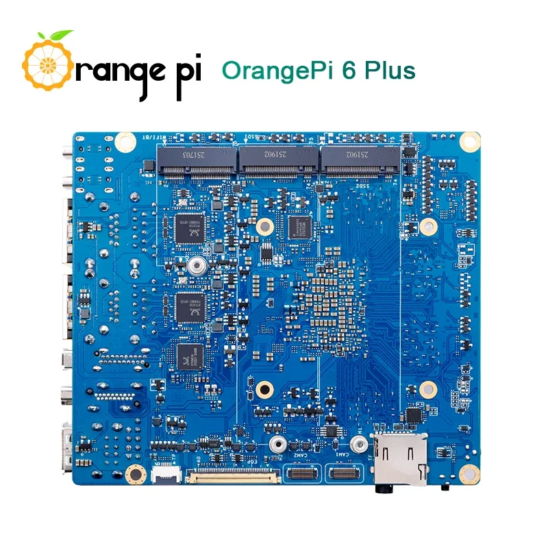 Placa de desarrollo Orange Pi 6 Plus con disipador y Ethernet - imagen 4
