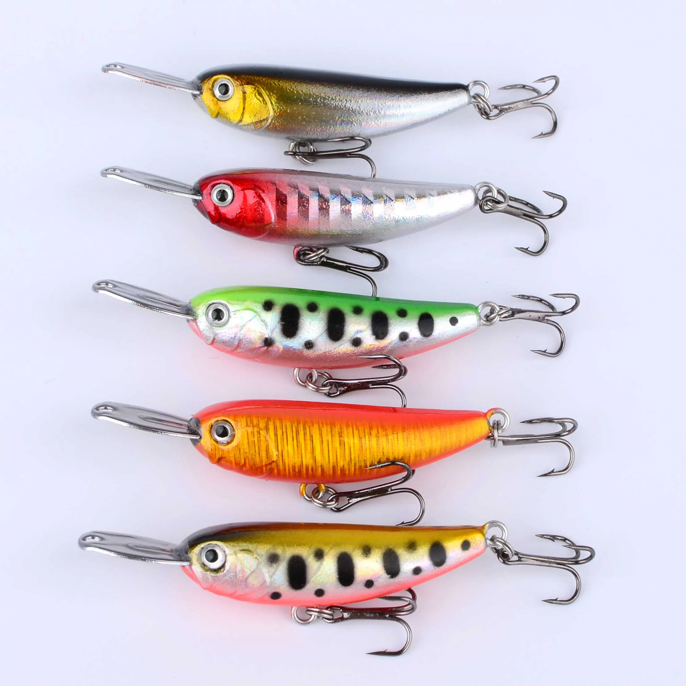 Jerkbait minnow hundido con labio metálico para lubina y carpa - imagen 5