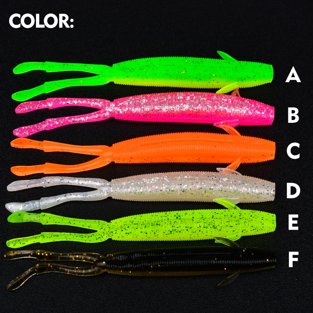 PROBEROS Señuelos de silicona multicolor para lubina - imagen 2