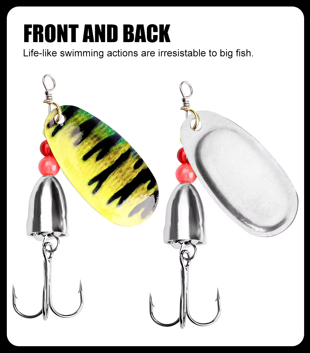 Spinnerbait FTK en acción de pesca