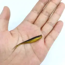 DUODUOYU Mini Señuelos Suaves Swimbaits Cola Bifurcada Agua Dulce