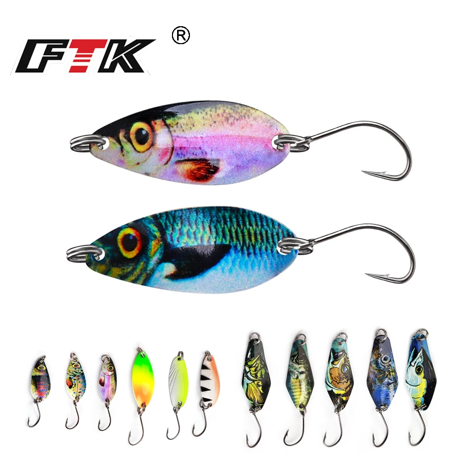 FTK Pesca Stream MIU - Cuchara spinner cobre para trucha y lucio - imagen 2