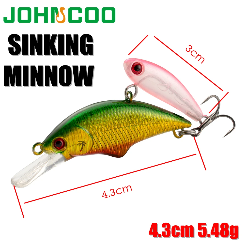 Señuelo Minnow para lubina y perca, cebo artificial para trucha