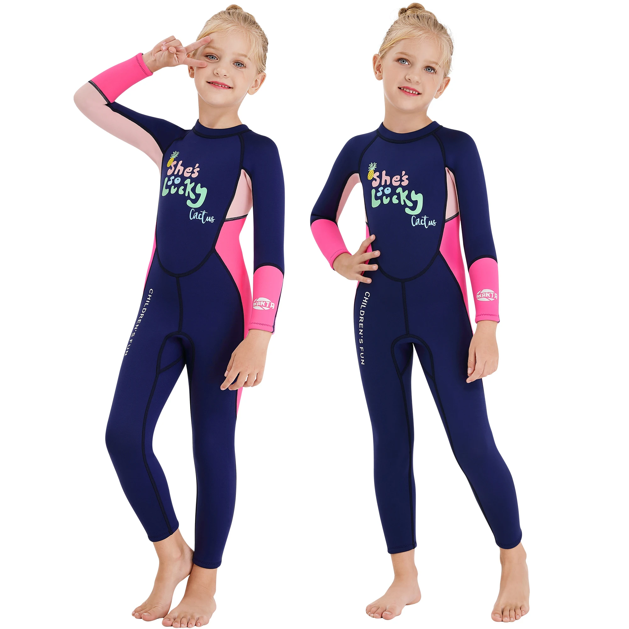 Traje de buceo para niños AMUR LEOPARD terminado
