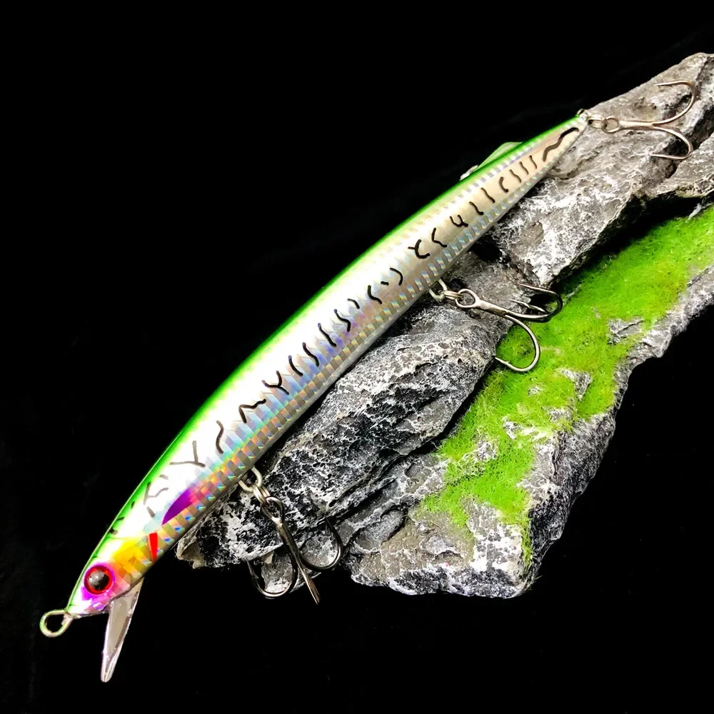 GREENSPIDER Jerkbait lubina atún señuelo duro arrastre - imagen 5