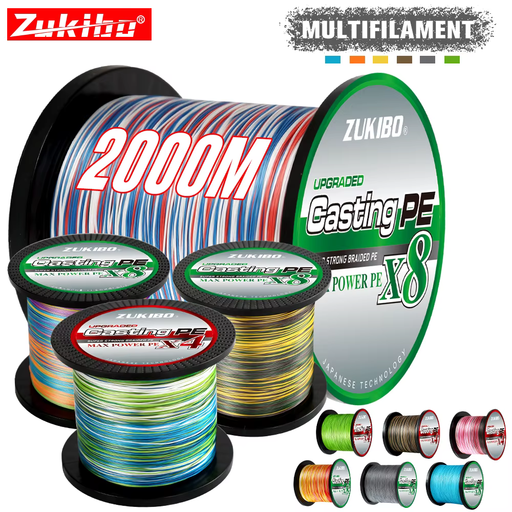 Sedal trenzado multifilamento para carpfishing – 4 hilos suave y resistente - imagen 3