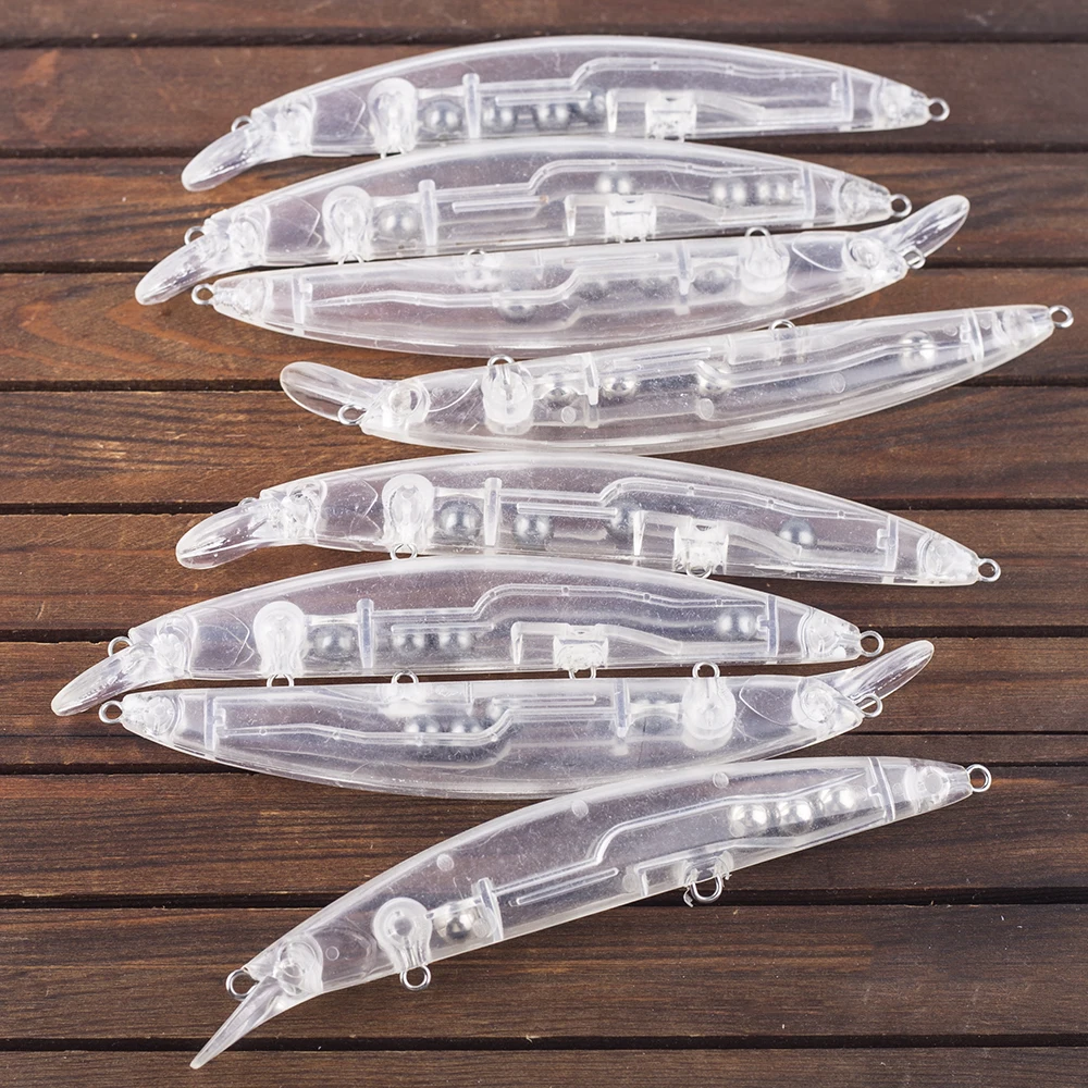 Dr.Holife Minnow señuelos flotantes sin pintar para lubina – DIY - imagen 5