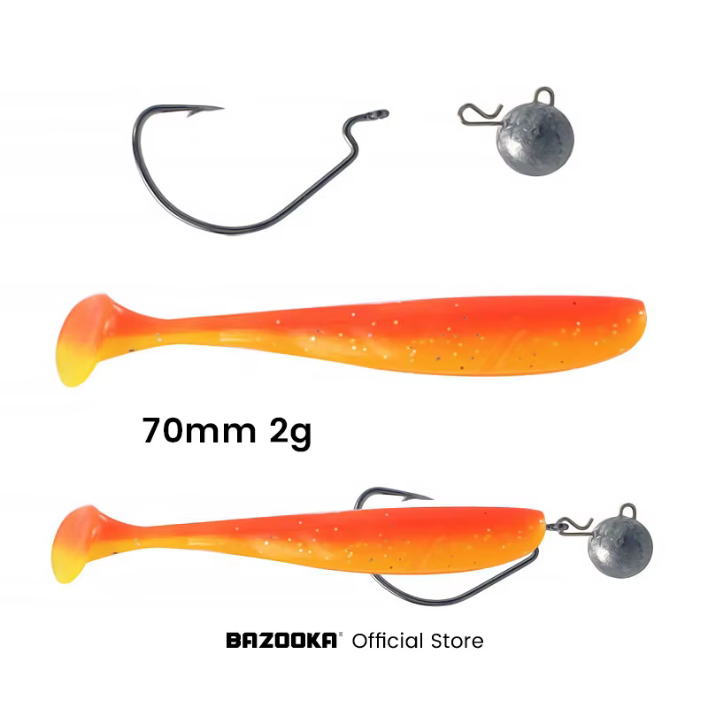 Bazooka Señuelos blandos para pesca – Cebo de silicona gusano - imagen 3