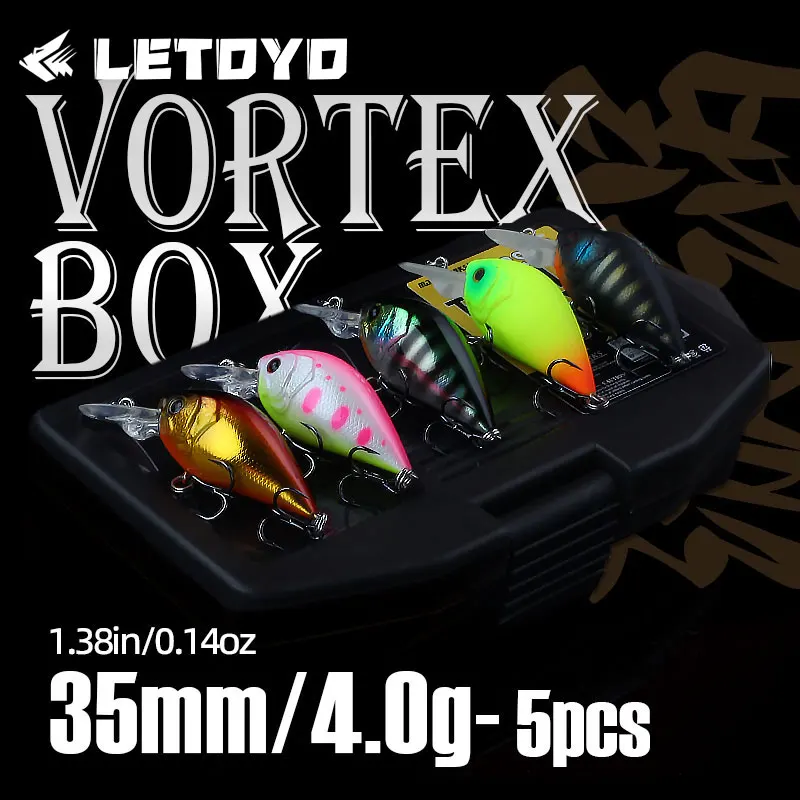 LETOYO Crankbait flotante para lubina y perca – señuelo duro