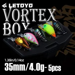 LETOYO Crankbait flotante para lubina y perca – señuelo duro