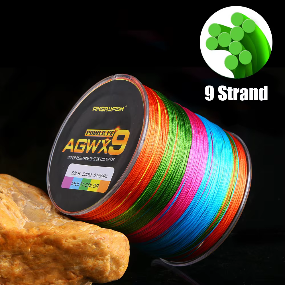 Línea de pesca trenzada 9 hebras 18-100LB para carpa – 4 colores - imagen 2