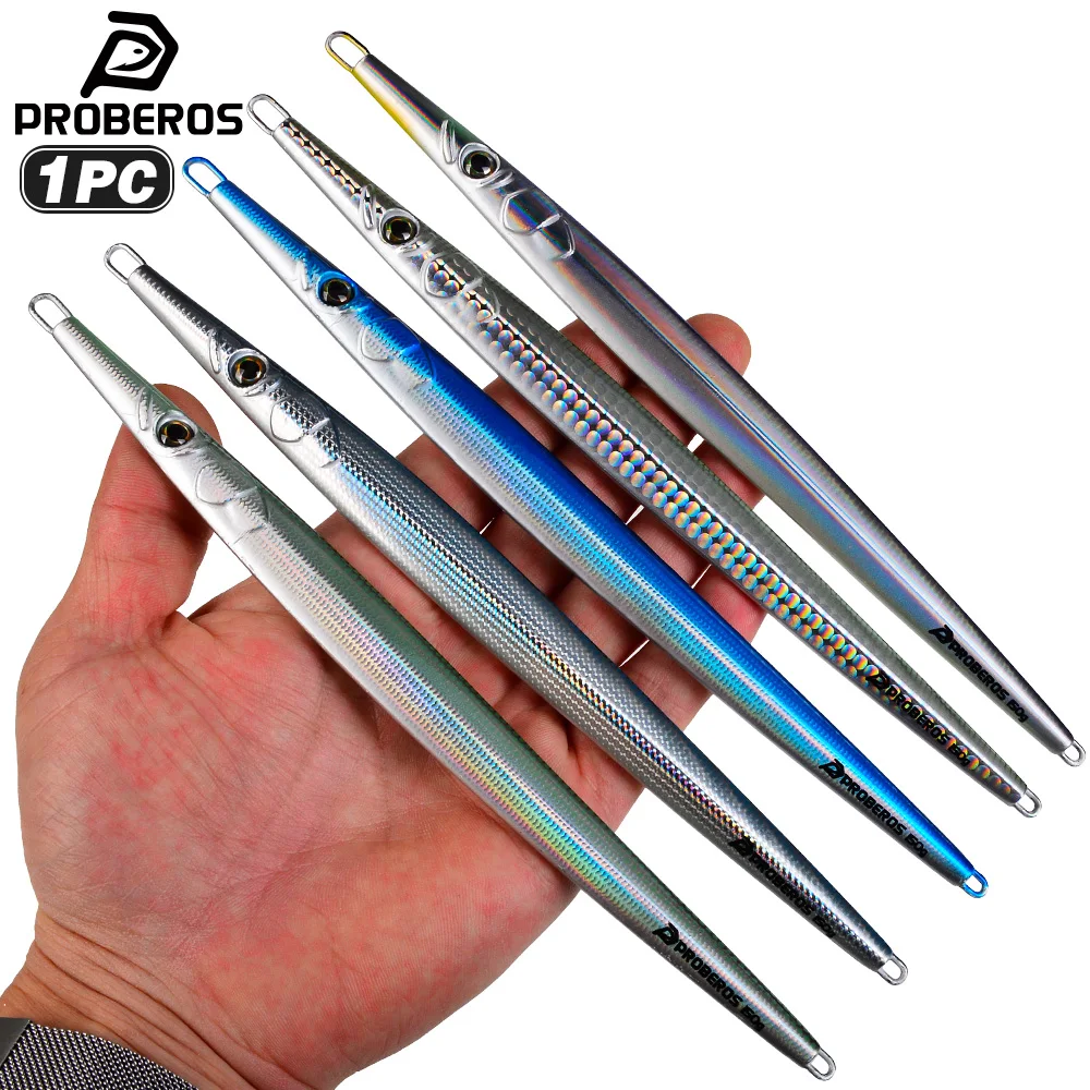 Señuelo duro jigging lubina Proberos forma aguja hundimiento rápido - imagen 4