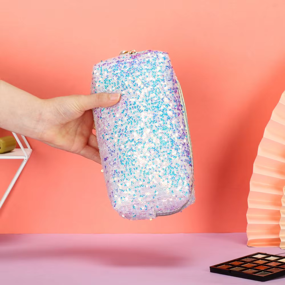 Bolso Lentejuelas de Sirena para Maquillaje con Cierre - imagen 2