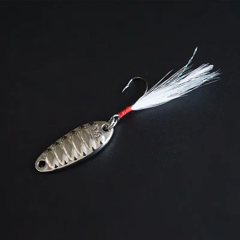 Anzuelo carpa OUTKIT con plumas y anilla, acero alto carbono - imagen 5