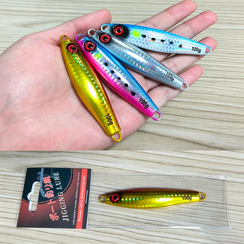Obsession J132 Slow Pitch Jig UV agua salada – hundimiento rápido - imagen 2