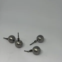 Plomos redondos tipo bala anticorrosión para agua salada, gota de agua