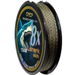 Línea de pesca trenzada PE negra ultra suave baja elasticidad