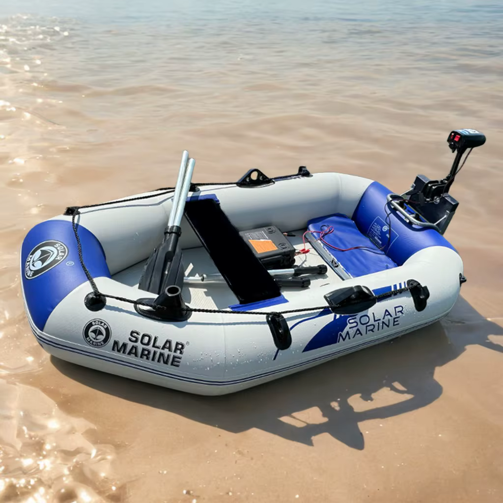 Barca hinchable de pesca en PVC para adulto con suelo de aire - imagen 5