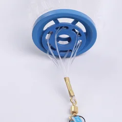 Lawaia Red de lanzamiento nailon monofilamento con anillo aluminio
