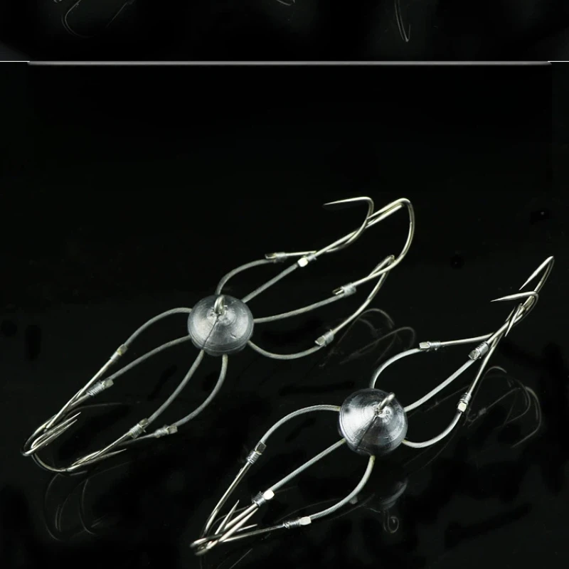 Anzuelos triples Jig Head de acero alto carbono – agua dulce - imagen 5