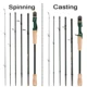 Caña ultraligera de carbono de viaje para señuelos, spinning y casting - imagen 5