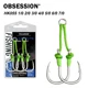 Anzuelos Jig Head Obsession HK055 – Doble asistencia metálica - imagen 5