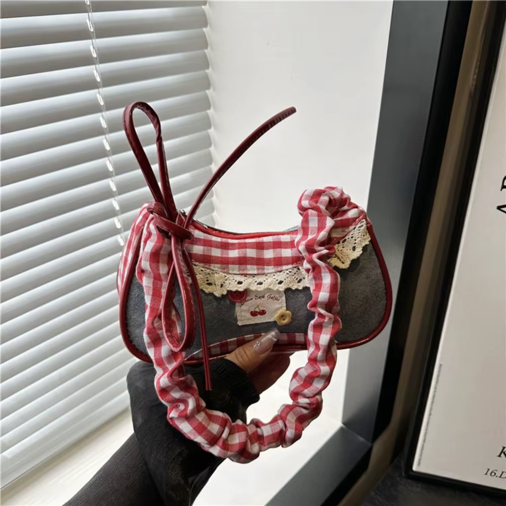 Bolso Hombro y Mano Mujer – Lona Multicolor con Cuero PU - imagen 4
