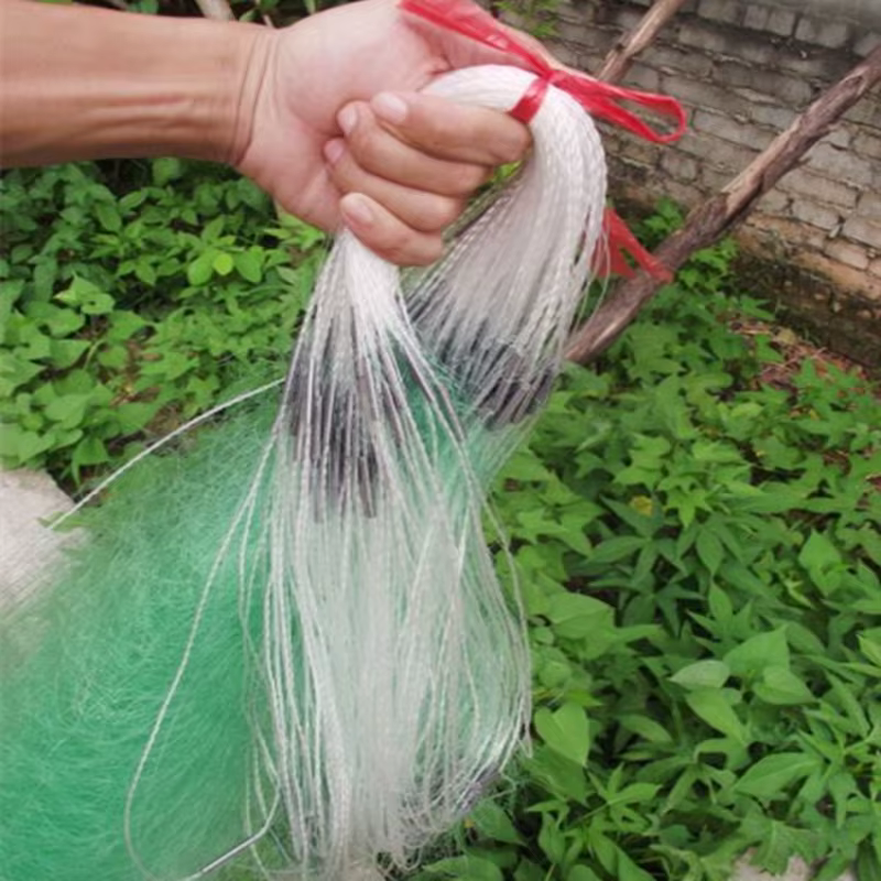 Red de pesca de nailon de una capa para río – Resistente y duradera - imagen 3