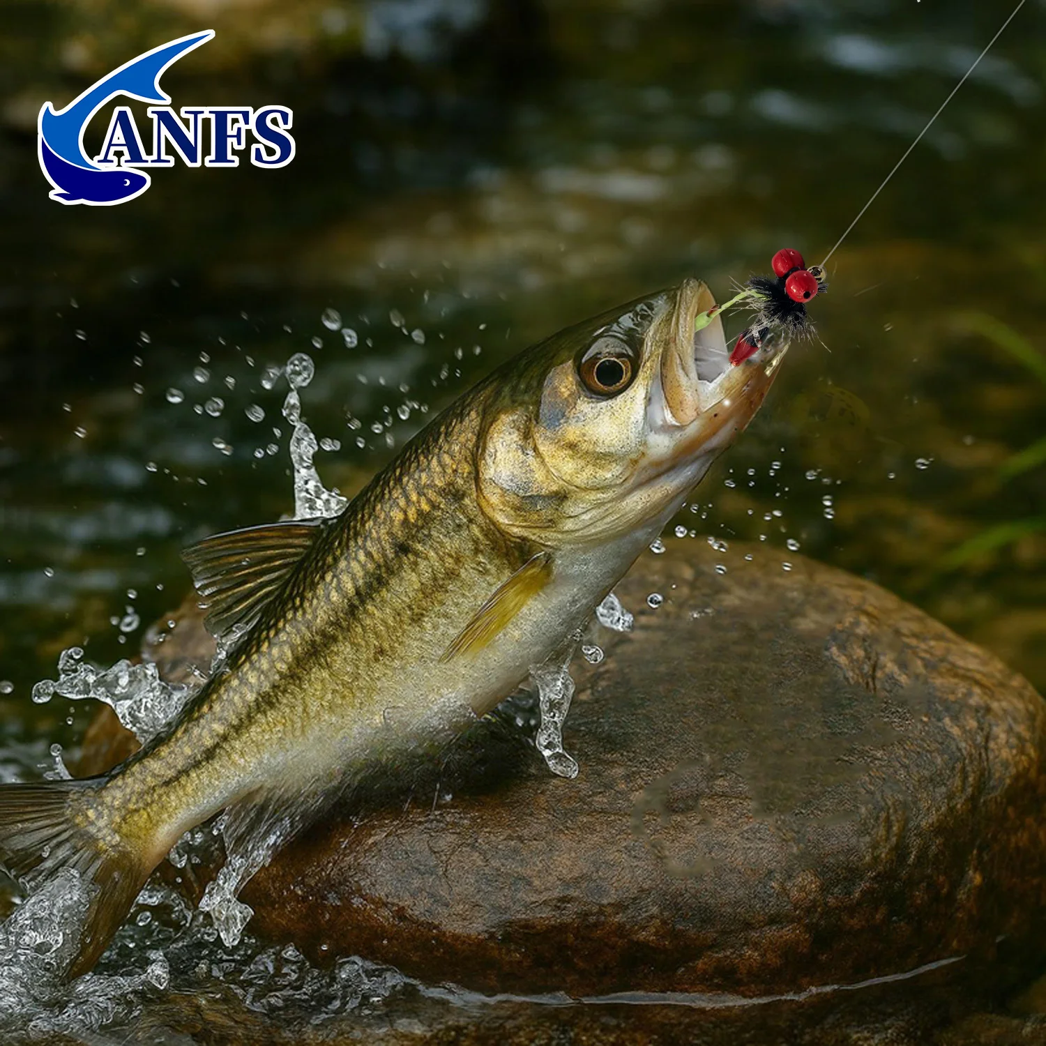 ANFS Damselfly moscas dobles anzuelos para agua dulce y salada - imagen 4