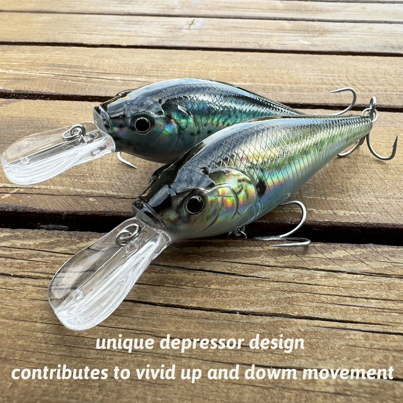 GOBAIT Minnow señuelo flotante con bola de acero - Swimbait Wobbler - imagen 4