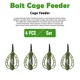 Comedero para carpa en línea jaula de cebo plomo duradero ABS - imagen 4
