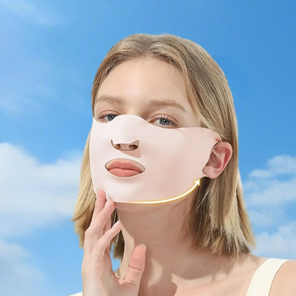 Mascarilla solar protectora transpirable sin costuras, ajuste 3D - imagen 4