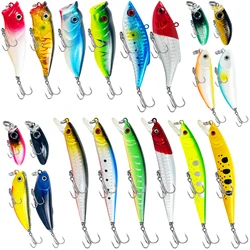 Señuelos duros minnow y popper Free Fisher para lubina