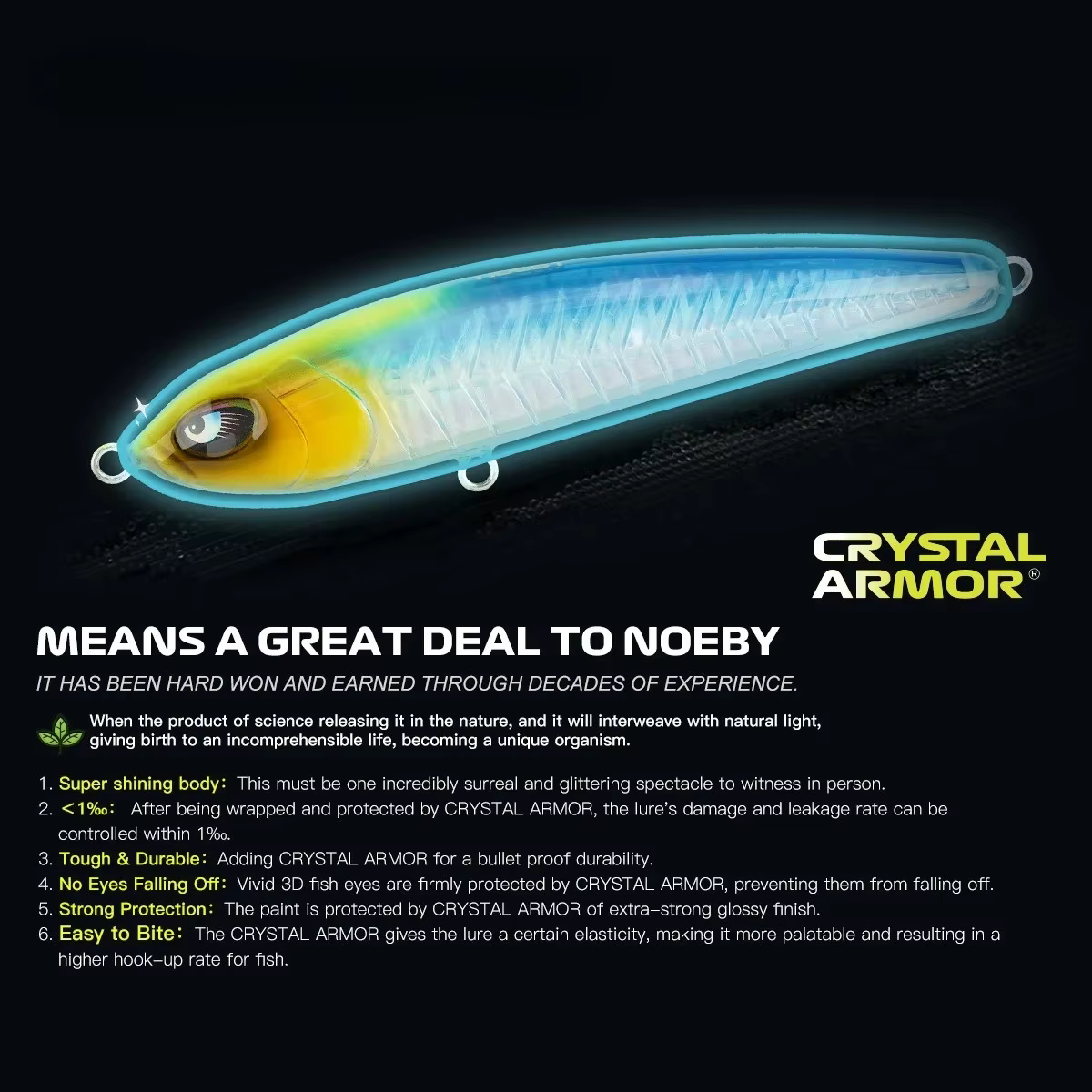 Señuelo Pencil Hundido para Pesca en Aguas Profundas - imagen 5