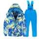 Traje de nieve infantil impermeable a prueba de viento con capucha - imagen 3