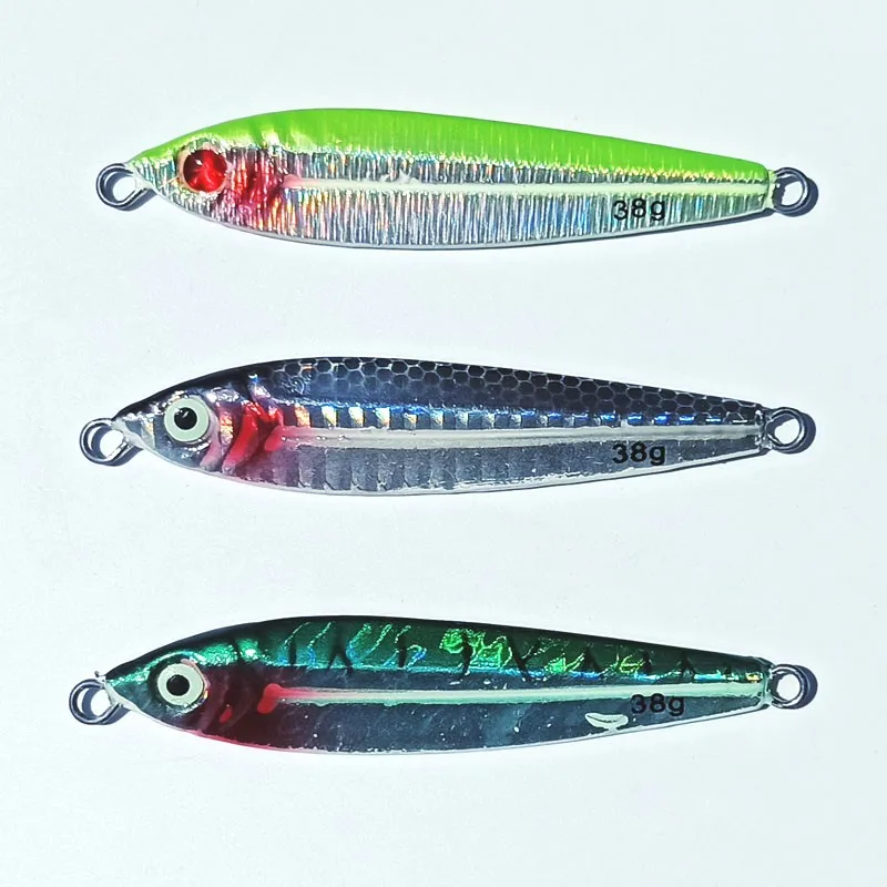 Seashore Jig de plomo lento para lubina y caballa con assist