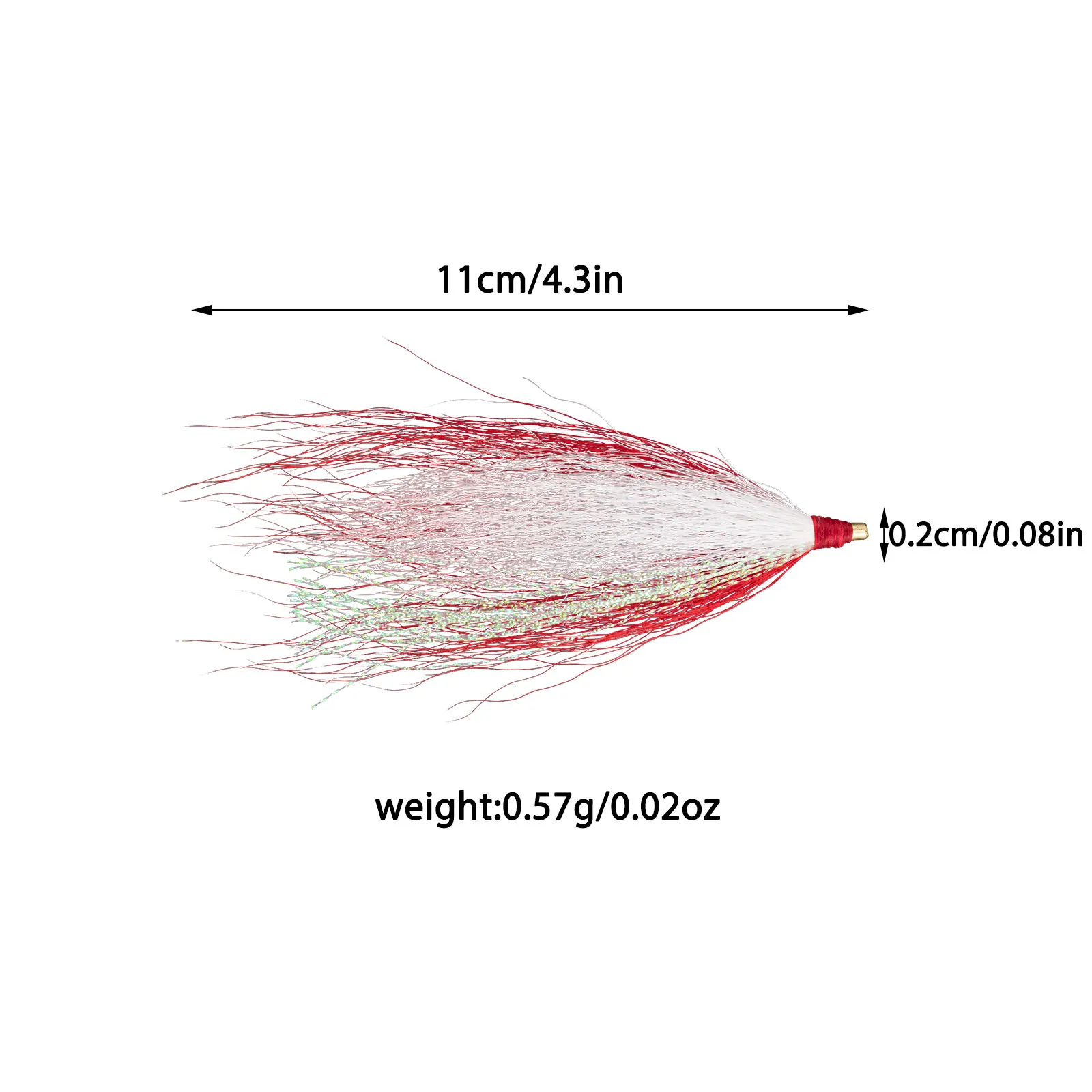 Señuelo Bucktail Jig Mar – Para lubina, trucha y soluna - imagen 2