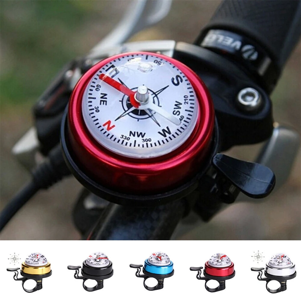 Timbre con brújula para manillar bicicleta carretera - imagen 4