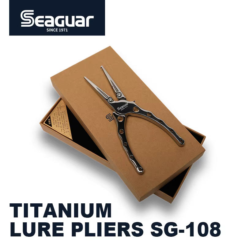 Seaguar SG-108 Alicates titanio para señuelos - Tijeras PE pro
