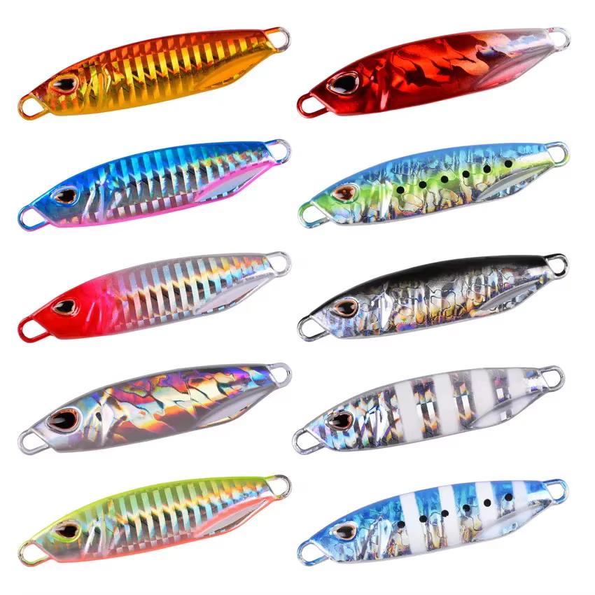 Japen Metal Cast Jig Spoon Señuelo Lubina desde Costa - imagen 5