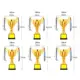Trofeo de metal dorado para campeones, gran escultura plástica - imagen 3