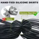 Goture Buzzbait anti-enganche negros – Spinner para lucio y lubina - imagen 3