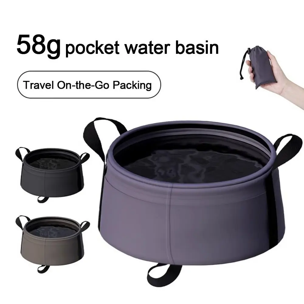 Cubo plegable gran capacidad con correas para pesca deportiva - imagen 4